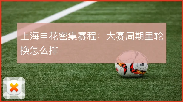 上海申花密集赛程：大赛周期里轮换怎么排